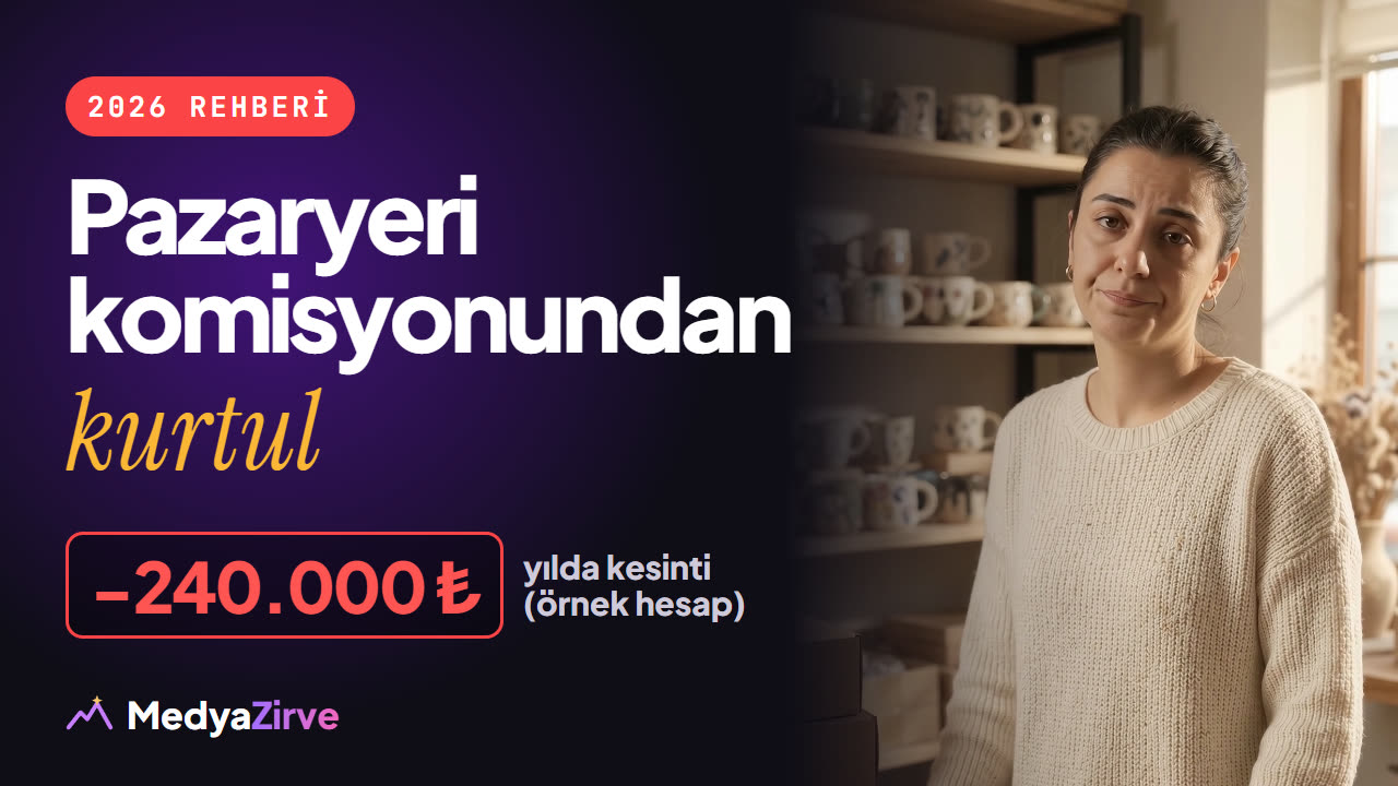 Pazaryeri Komisyonundan Kurtulmak: Kendi E-Ticaret Siteni Kurma Rehberi (2026)