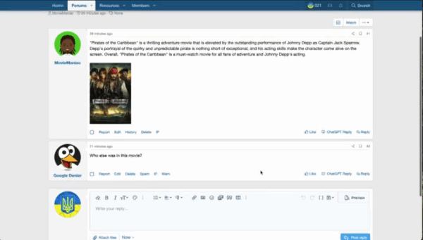 [021] ChatGPT Reply Assistant� XenForo