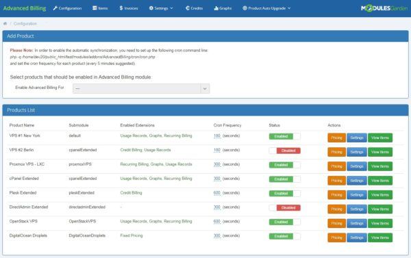 Advanced Billing For WHMCS