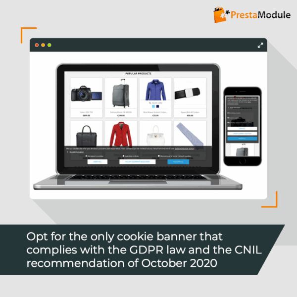 Advanced Cookie Banner GDPR CNIL ePrivacy cookie-laws
