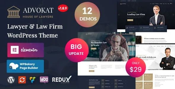 Advokat Lawyer & Law Firm WordPress Theme