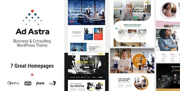 Ajani Business & Consulting WordPress Theme