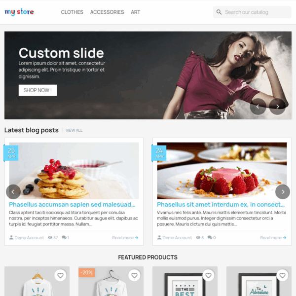 Amazzing blog module PrestaShop