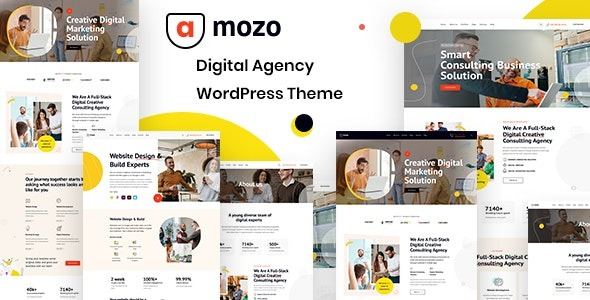 Amozo Digital Agency WordPress Theme