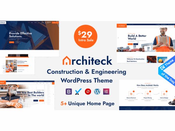 Architeck Construction WordPress Theme