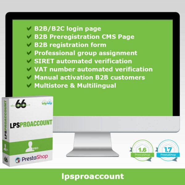 B2B Registration � SIRET / VAT Number & Automatic Group Module [] Prestashop