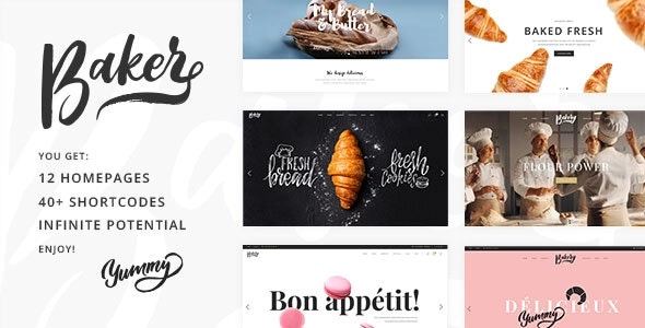 Baker � Fresh Bakery, Pastry and Cake Shop Theme (5 May, 2023)