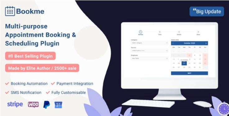 Bookme � WordPress Appointment Booking Scheduling Plugin