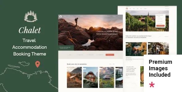 Chalet Travel Accommodation Booking WordPress Theme