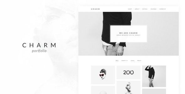 Charm Portfolio for Freelancers & Agencies
