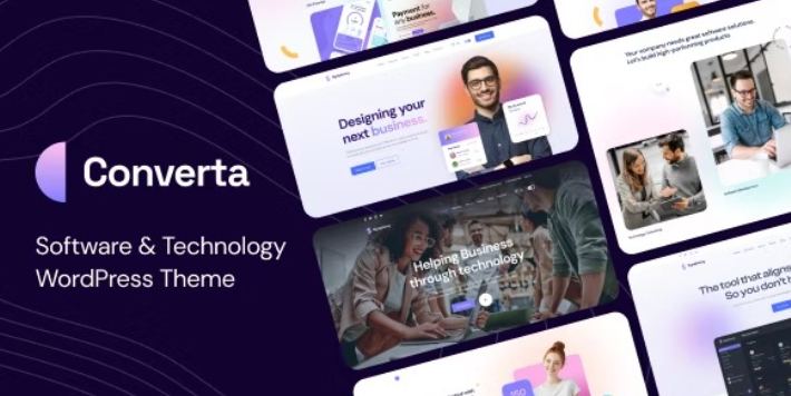 Converta Software Company Theme