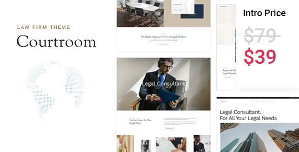 Courtroom Lawyer and Law Firm Theme