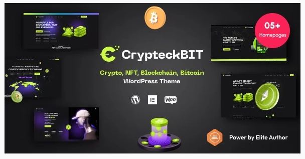 Crypteck � ICO Landing Page & Crypto WordPress Theme