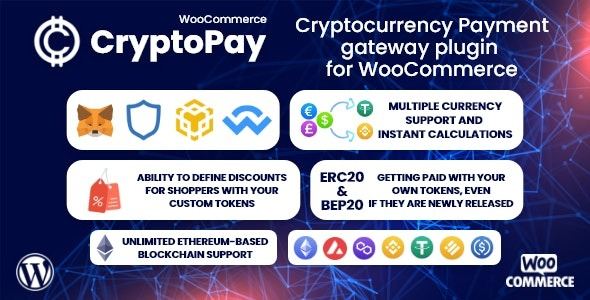 CryptoPay WooCommerce Cryptocurrency Payment Plugin