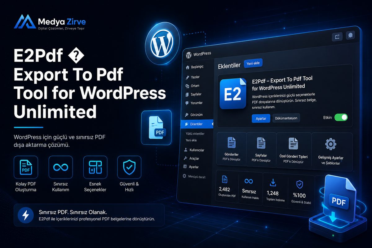 E2Pdf � Export To Pdf Tool for WordPress Unlimited