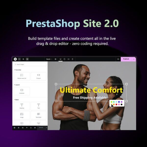 Element Flow � Site Builder & Page builder PrestaShop