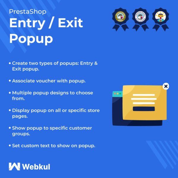 Entry/Exit Popup with Voucher/Coupon Code� PrestaShop