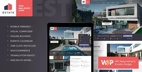 Estate � Property Sales & Rental WordPress Theme + RTL