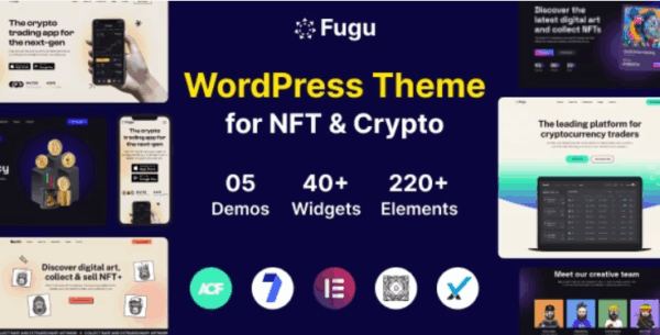 Fugu NFT & Crypto WordPress Theme