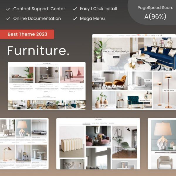 Furniture & Interior Home & Garden, Decor, Kitchen Template PrestaShop