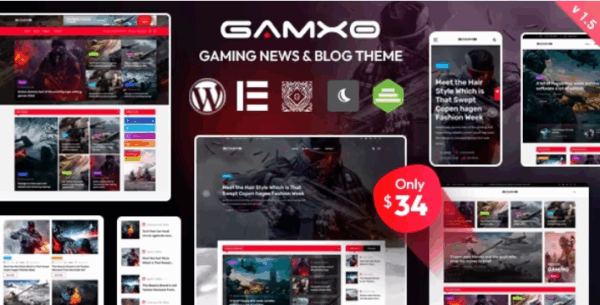 Gamxo WordPress Gaming News & Blog Theme