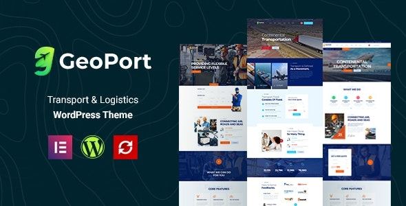 Geoport Transport & Logistics WordPress Theme