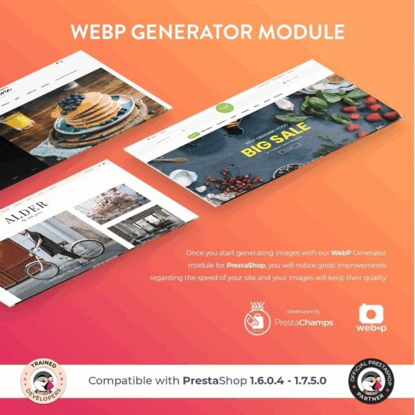 Google WebP Image Generator Module Prestashop