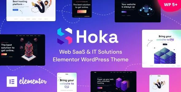 Hoka Web Hosting & WHMCS WordPress Theme