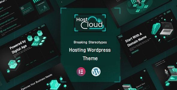 HostCloud WHMCS Hosting & Cloud Tech WordPress theme