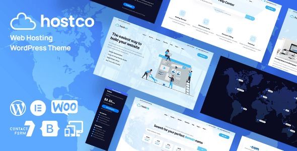 Hostco Hosting Service WordPress Theme