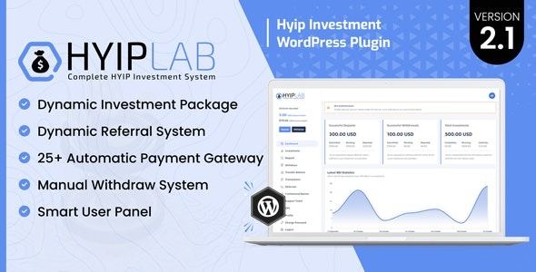 HYIPLab HYIP Investment WordPress Plugin