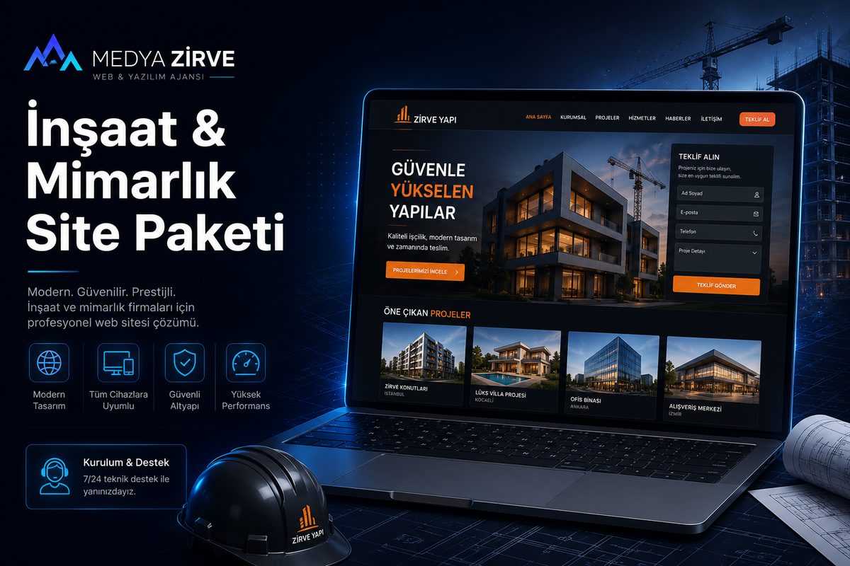 İnşaat & Mimarlık Site Paketi