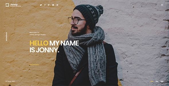 Jonny Personal WordPress Theme