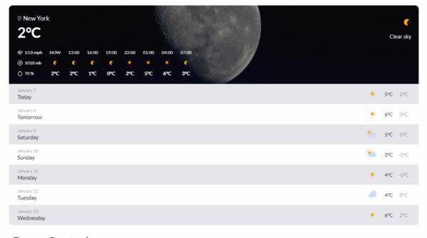 Jux Weather Forecast
