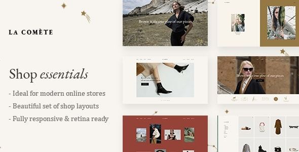 La Com�te Fashion and Clothing Store Theme