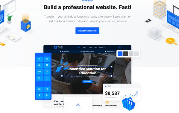 Lagom Website Builder By RSStudio