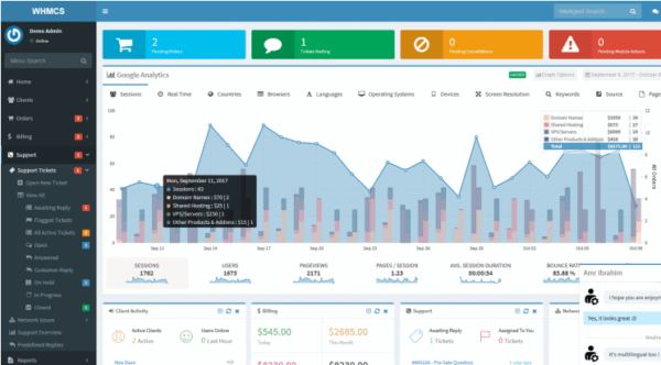 Lara WHMCS Admin Theme