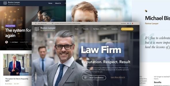 Lawyer WordPress Theme