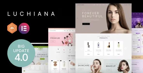Luchiana Cosmetics Store & Beauty Shop WooCoomerce Theme