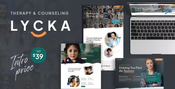 Lycka � WordPress Theme for Therapy & Counseling