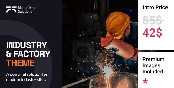 Manufaktur Solutions Industry and Factory Theme