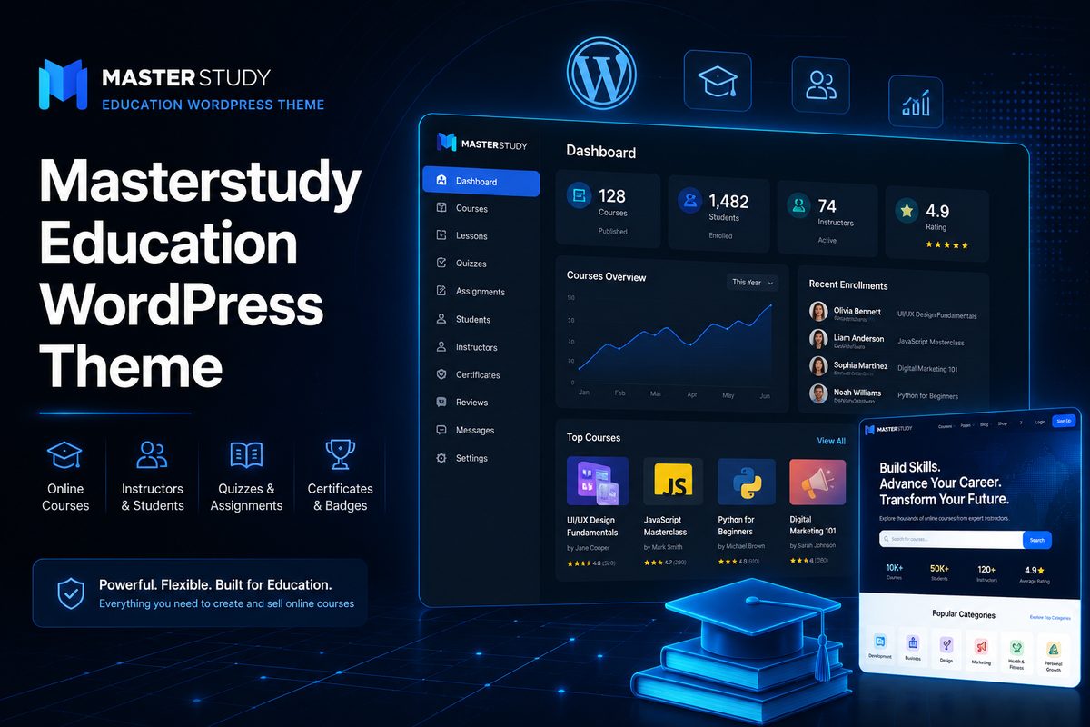 Masterstudy Education WordPress Theme