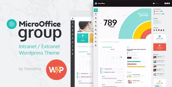 Micro Office Extranet & Intranet WordPress Theme