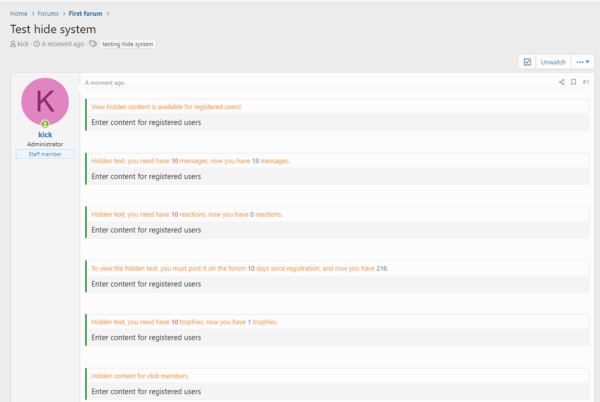 [MMO] Hide Bb-Code Content System� XenForo