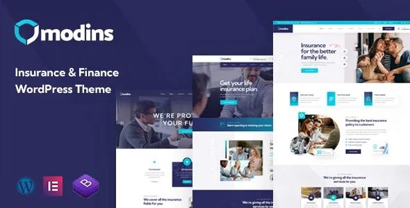 Modins Insurance & Finance WordPress Theme