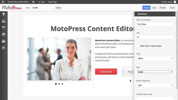 Motopress Content Editor + All Addons