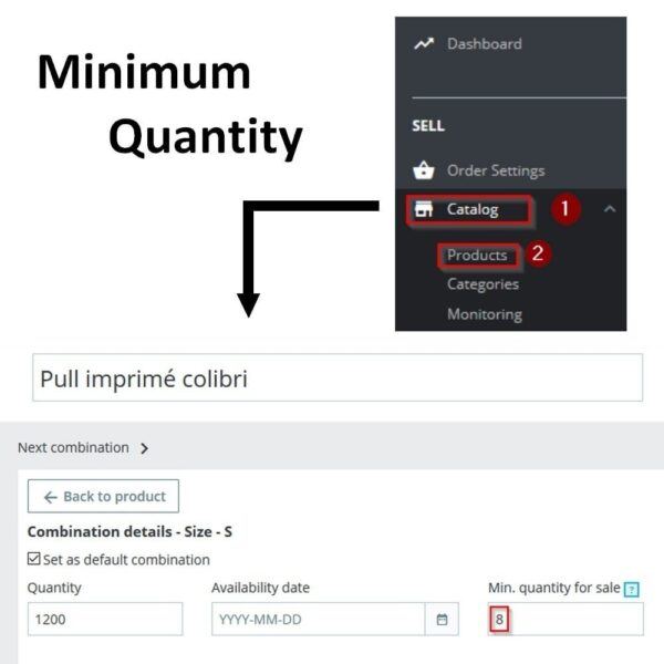 Multiple quantity depending on the minimum quantity� PrestaShop