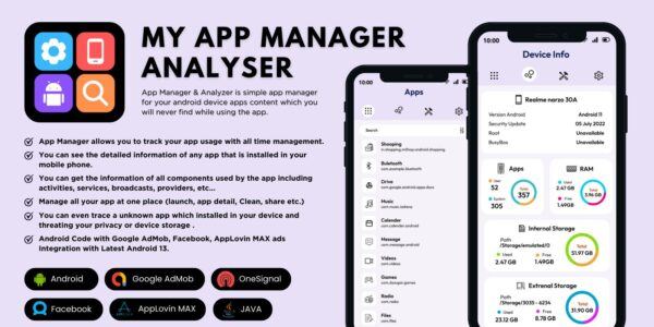 My App Manager Analyser Android�