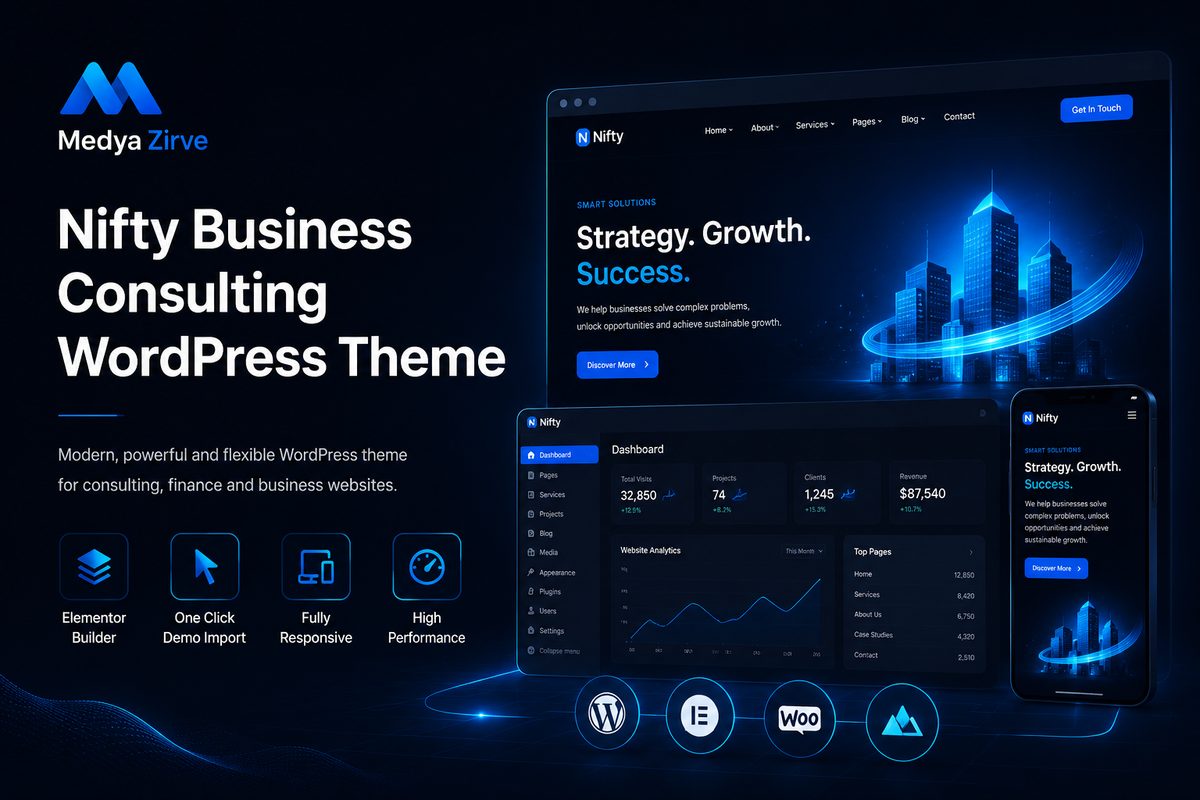 Nifty Business Consulting WordPress Theme