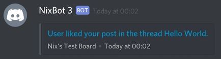 NixFifty Discord Integration� Xenforo